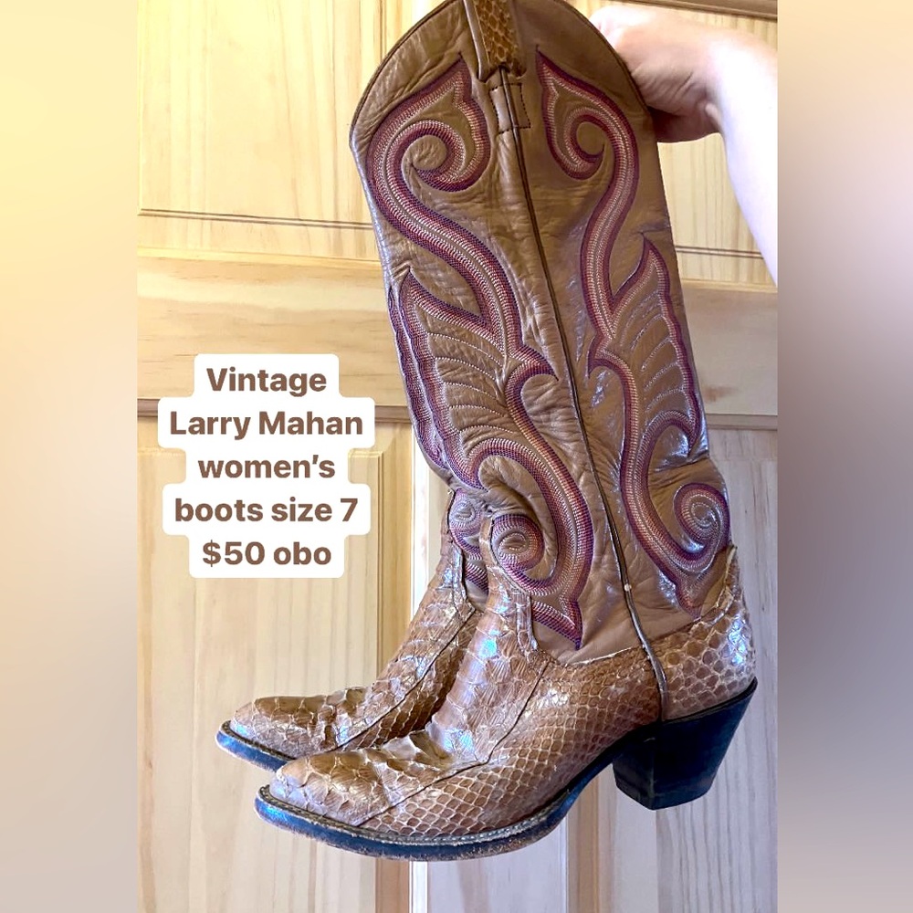 Vintage Women’s Larry Mahan Boots